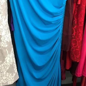 One Shoulder Sleeveless Gown Size 8